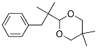 2-(1,1-dimethyl-2-phenylethyl)-5,5-dimethyl-1,3-dioxane Struktur