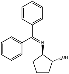 (1R,2R)-2-[(DiphenylMethylene)aMino]-cyclopentanol Struktur