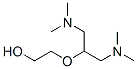 2-[2-(dimethylamino)-1-[(dimethylamino)methyl]ethoxy]ethanol Struktur