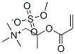 trimethyl-2-[(oxoallyl)oxy]propylammonium methyl sulphate Struktur