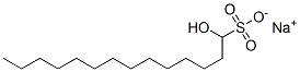 sodium 1-hydroxytetradecane-1-sulphonate Struktur