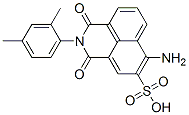 6-amino-2-(2,4-dimethylphenyl)-2,3-dihydro-1,3-dioxo-1H-benz[de]isoquinoline-5-sulphonic acid Struktur