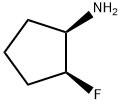 (1R,2S)-2-FluorocyclopentanaMine Struktur