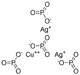 copper(2+) disilver tetrametaphosphate Struktur