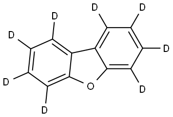 DIBENZOFURAN-D8 Struktur