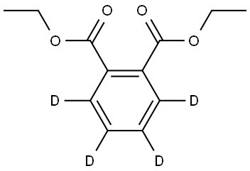 フタル酸ジエチル-3,4,5,6-D4 化學(xué)構(gòu)造式