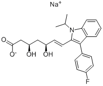 Fluvastatin sodium salt Struktur