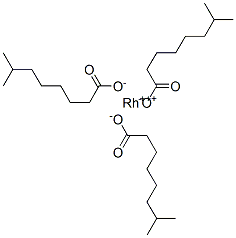 rhodium tris(isononanoate) Struktur