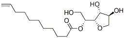 Sorbitan, mono-10-undecenoate Struktur