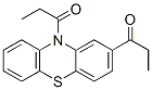 2,10-dipropionyl-10H-phenothiazine Struktur