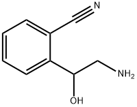 Benzonitrile,  2-(2-amino-1-hydroxyethyl)- Struktur