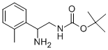 (2-AMINO-2-O-TOLYL-ETHYL)-CARBAMIC ACID TERT-BUTYL ESTER HYDROCHLORIDE Struktur