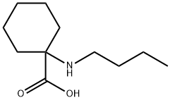 1-BUTYLAMINO-CYCLOHEXANECARBOXYLIC ACID HYDROCHLORIDE Struktur