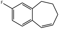 3-FLUORO-6,7-DIHYDRO-5H-BENZOCYCLOHEPTENE Struktur