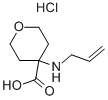 4-ALLYLAMINO-TETRAHYDRO-PYRAN-4-CARBOXYLIC ACID HYDROCHLORIDE Struktur