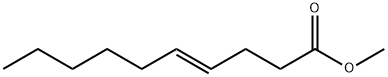 METHYL-TRANS-4-DECENOATE Struktur