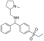 N-[[4-(ethylsulphonyl)phenyl]benzyl]-1-methylpyrrolidine-2-methylamine Struktur