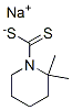 sodium dimethylpiperidine-1-dithiocarboxylate Struktur