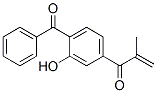 1-(4-benzoyl-3-hydroxyphenyl)-2-methyl-2-propen-1-one Struktur