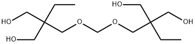 2,2'-[methylenebis(oxymethylene)]bis[2-ethylpropane-1,3-diol] Struktur