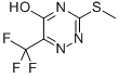 6-(TRIFLUOROMETHYL)-3-(METHYLTHIO)-1,2,4-TRIAZIN-5-OL Struktur