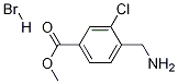 4-AMinoMethyl-3-chloro-benzoic acid Methyl ester hydrobroMide Struktur