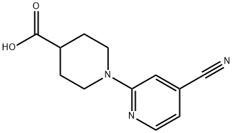 4'-Cyano-3,4,5,6-tetrahydro-2H-[1,2']bipyridinyl-4-carboxylic acid, 98+% C12H13N3O2, MW: 231.25 Struktur