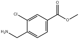 METHYL 4-(AMINOMETHYL)-3-CHLOROBENZOATE Struktur