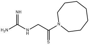 Heptamethylenimine,  1-(N-amidinothioglycyl)-  (7CI) Struktur