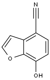 4-Benzofurancarbonitrile,  7-hydroxy- Struktur