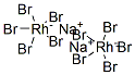 disodium pentabromorhodate Struktur