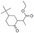 ethyl 5-(1,1-dimethylethyl)-alpha-methyl-2-oxocyclohexaneacetate Struktur