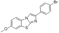 2-(4-BROMOPHENYL)-7-METHOXYIMIDAZO[2,1-B]BENZOTHIAZOLE Struktur