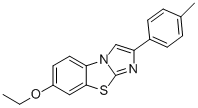 7-ETHOXY-2-(4-METHYLPHENYL)IMIDAZO[2,1-B]BENZOTHIAZOLE Struktur