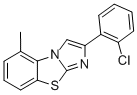 2-(2-CHLOROPHENYL)-5-METHYLIMIDAZO[2,1-B]BENZOTHIAZOLE Struktur