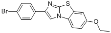 2-(4-BROMOPHENYL)-7-ETHOXYIMIDAZO[2,1-B]BENZOTHIAZOLE Struktur