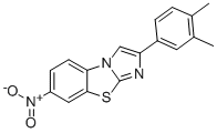 2-(3,4-DIMETHYLPHENYL)-7-NITROIMIDAZO[2,1-B]BENZOTHIAZOLE Struktur