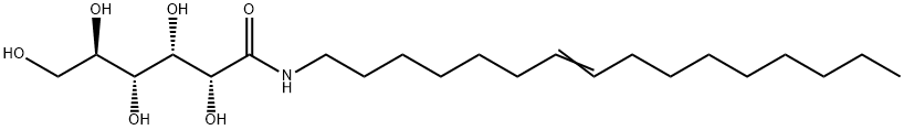 N-hexadec-7-en-1-yl-D-gluconamide Struktur