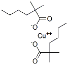 copper bis(dimethylhexanoate) Struktur