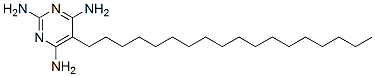 5-octadecylpyrimidine-2,4,6-triamine Struktur