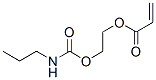 2-[[(propylamino)carbonyl]oxy]ethyl acrylate Struktur