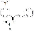 5'-(dimethylamino)-2'-hydroxychalcone hydrochloride Struktur