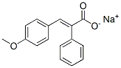 sodium [(4-methoxyphenyl)methylene]phenylacetate Struktur