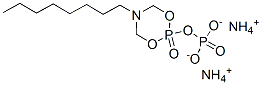 diammonium dihydrogen [(octylimino)bis(methylene)]bisphosphate Struktur