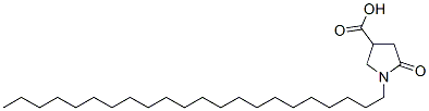 1-docosyl-5-oxopyrrolidine-3-carboxylic acid Struktur