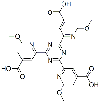 1,3,5-triazine-2,4,6-triyltris[[(methoxymethyl)imino]methylene] trimethacrylate Struktur