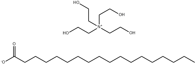 tetrakis(2-hydroxyethyl)ammonium stearate Struktur