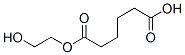 (2-hydroxyethyl) hydrogen adipate Struktur