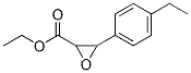 ethyl 3-(p-ethylphenyl)oxirane-2-carboxylate Struktur