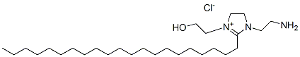 1-(2-aminoethyl)-2-henicosyl-4,5-dihydro-3-(2-hydroxyethyl)-1H-imidazolium chloride Struktur